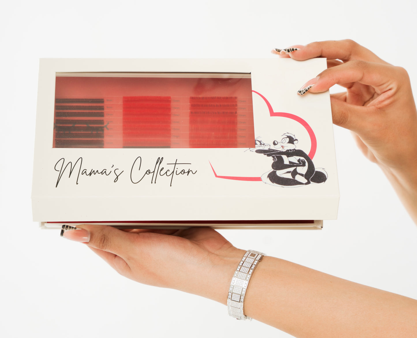 ‘’Mama's Red Collection” Big Lash Tray (RED)