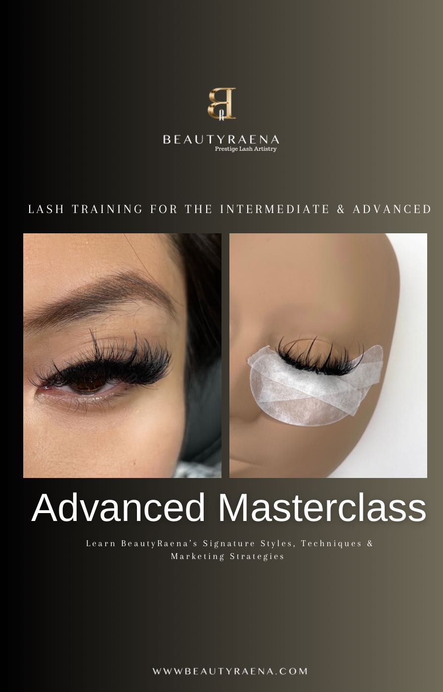 BeautyRaena’s Advanced Eyelash Extension Training - Online Edition