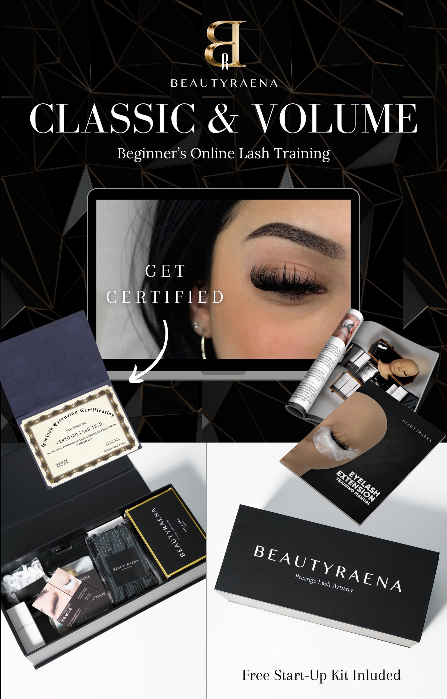 Beginner’s Eyelash Extension Training - Online Edition