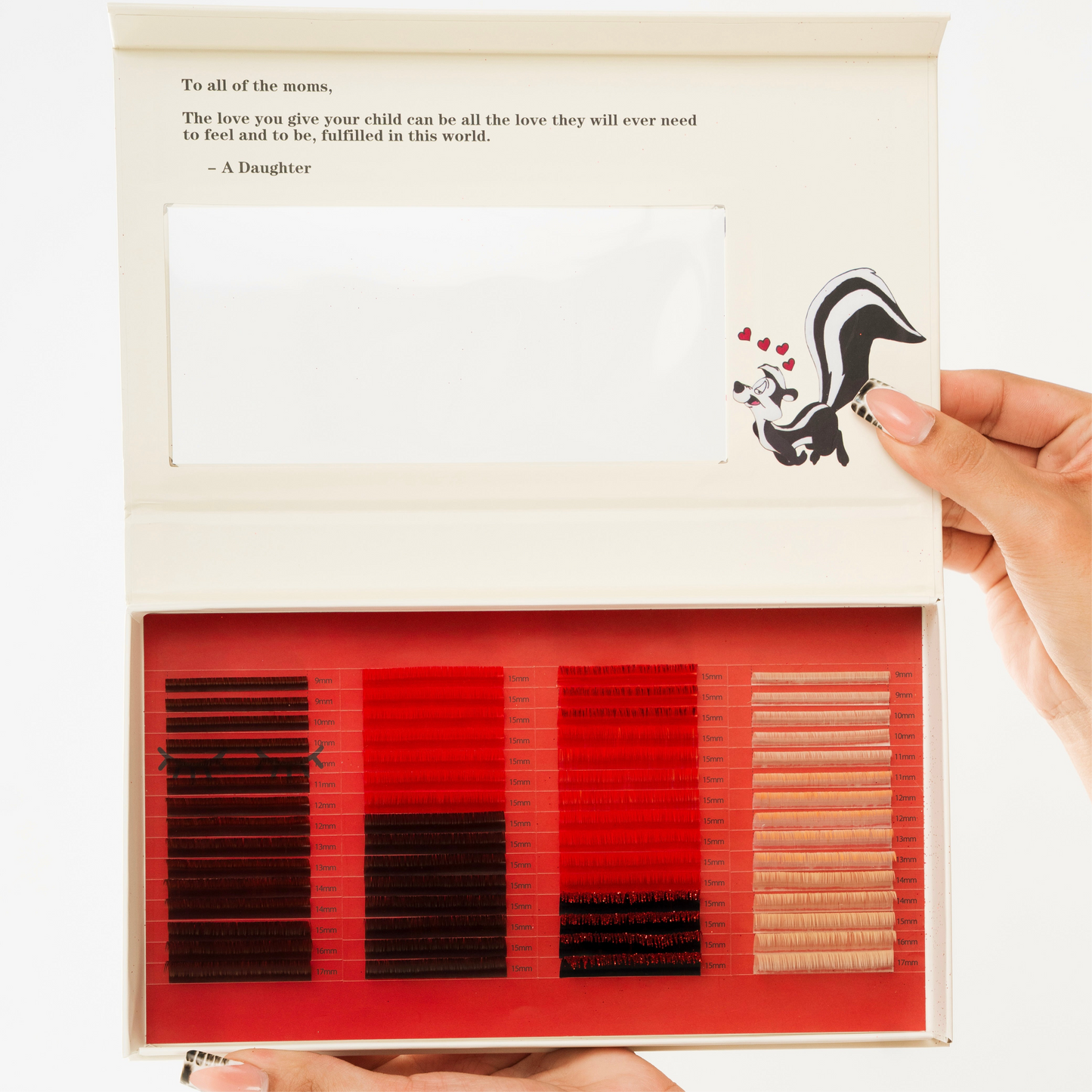 ‘’Mama's Red Collection” Big Lash Tray (RED)