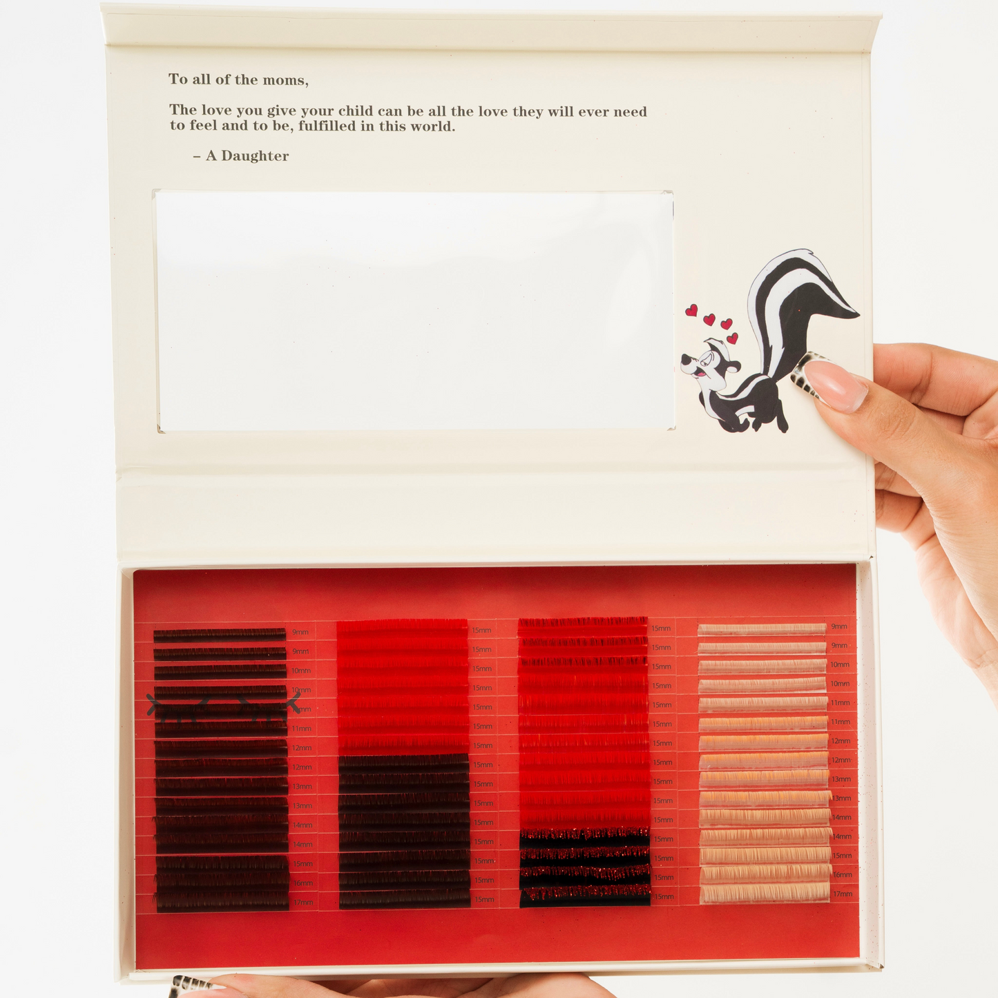‘’Mama's Red Collection” Big Lash Tray (RED)