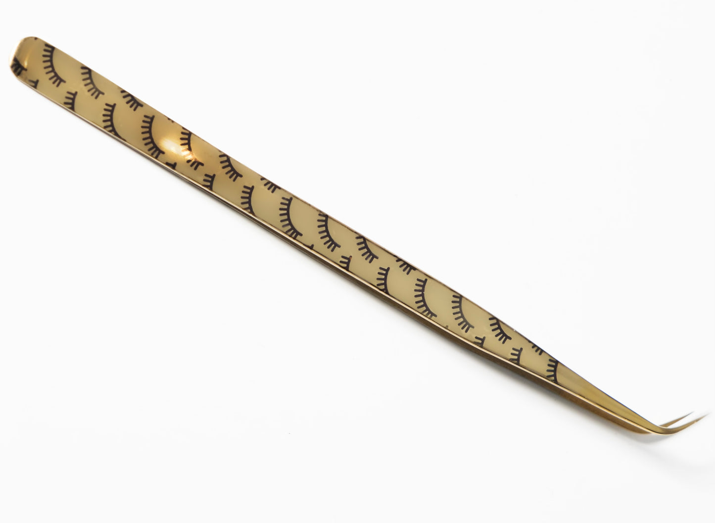 BeautyRaena Lash Print Tweezer - J Curve