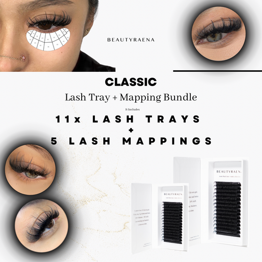 BeautyRaena CLASSIC Lash Tray Bundle + Lash Mappings