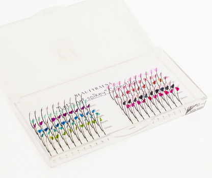Pre-Made Spikes with Rainbow Color Hearts
