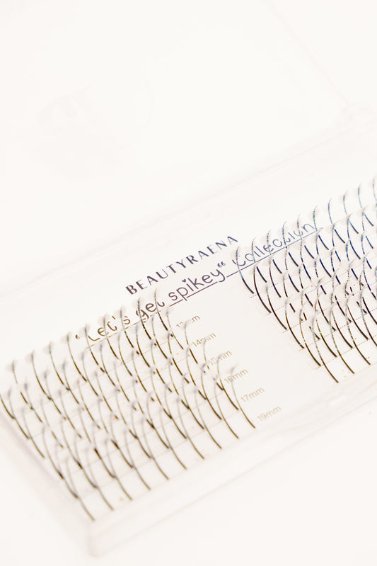 Pre-Made Spikes with White Hearts