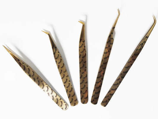 BeautyRaena Lash Print Tweezer Collection